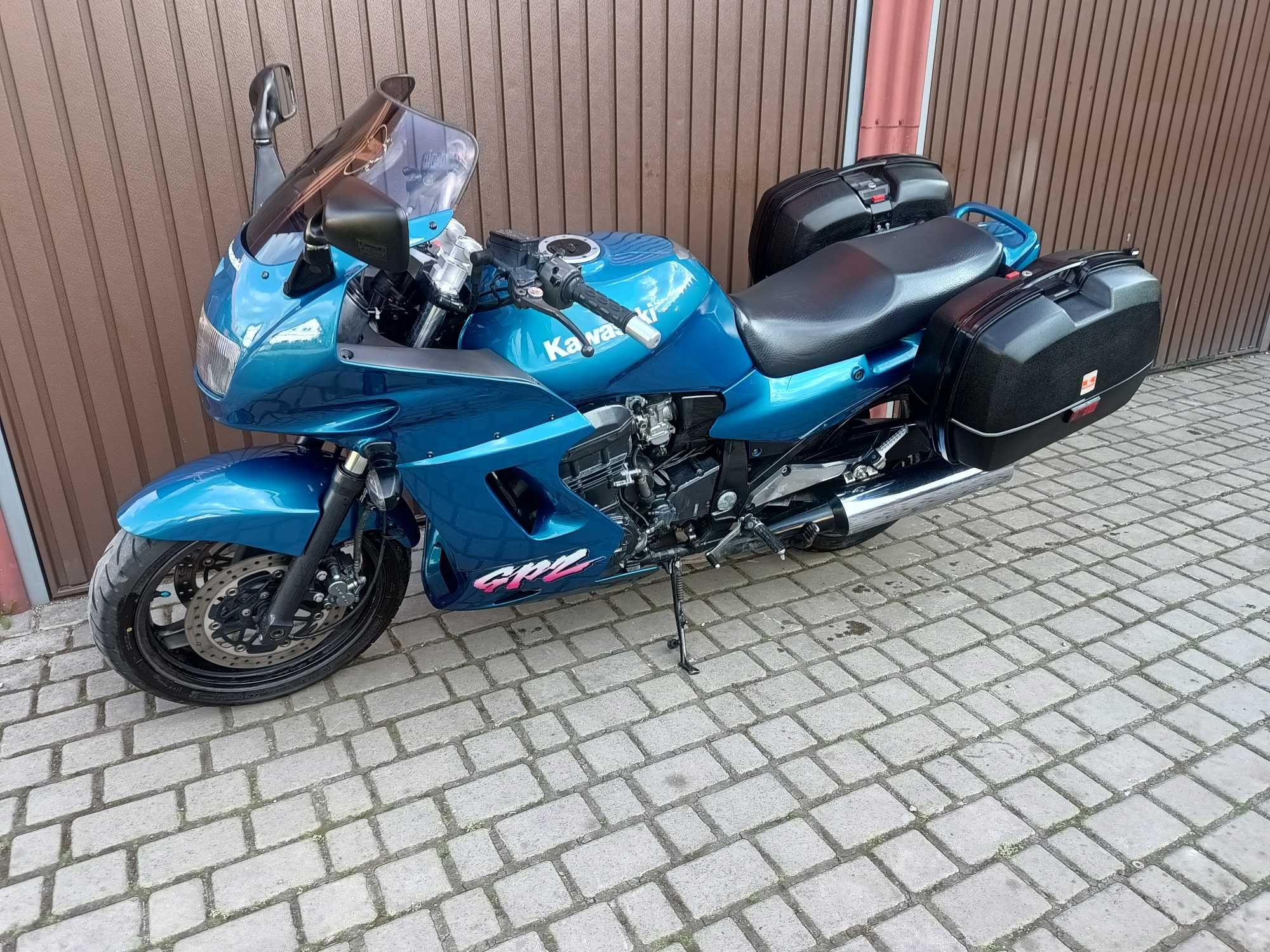 Piękny Kawasaki Gpz 1100 z Niemiec , kufry MOTOCYKLE ŻURAWICE