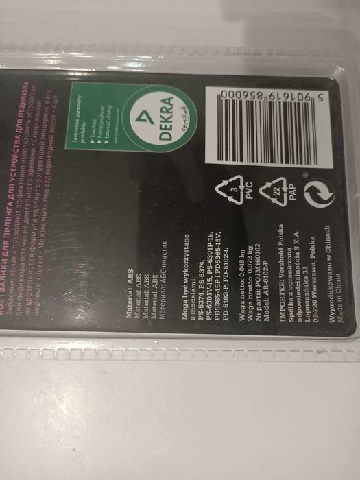 Rolki peelingujące do urządzenia do pedicure