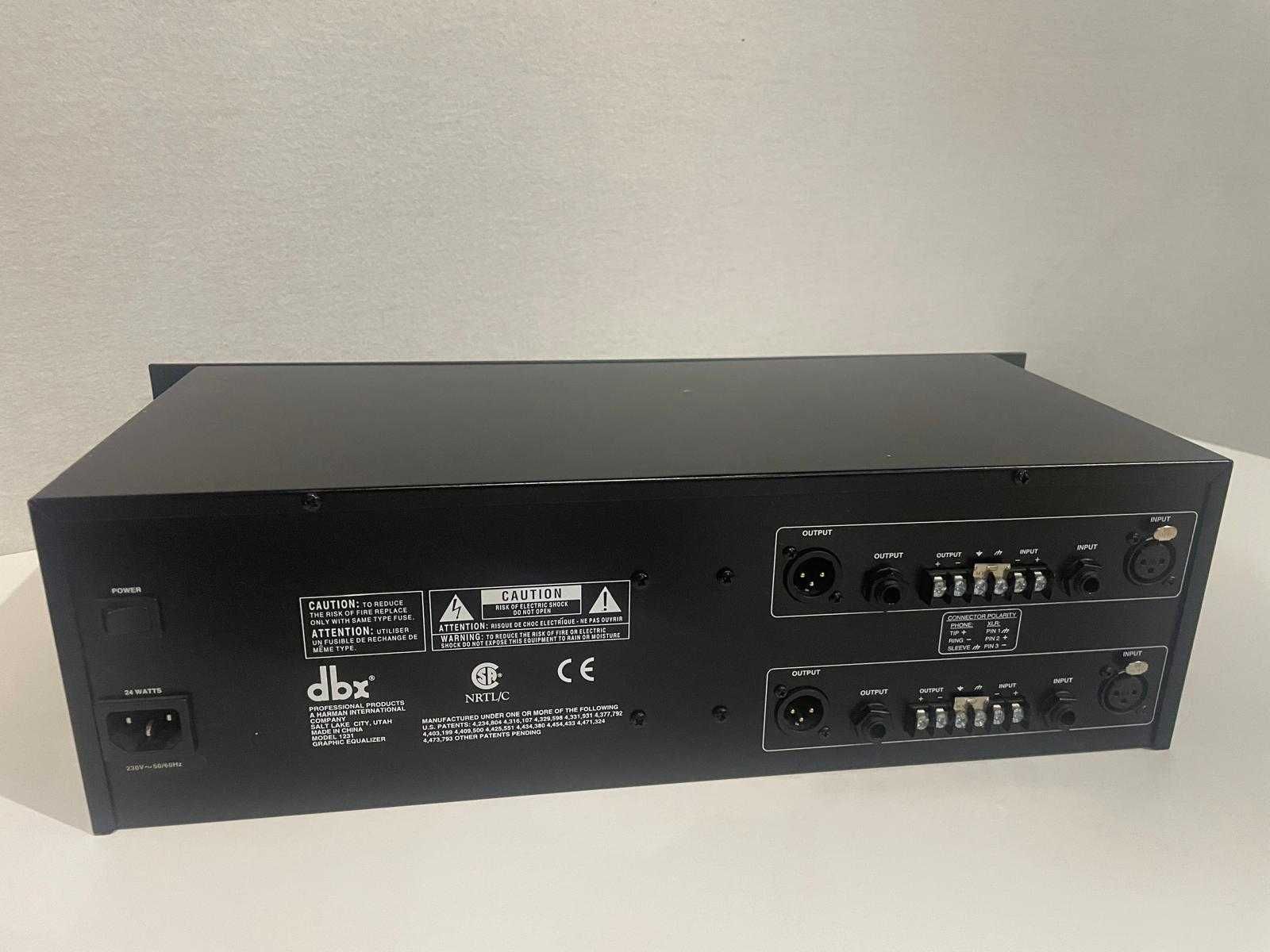 Equalizador grafico dbx 1231 como novo.
