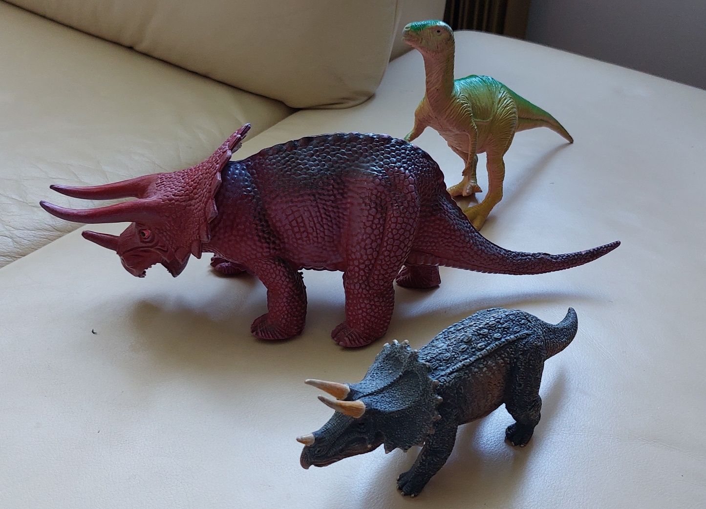 Dinozaury duże gumowe 3 szt.