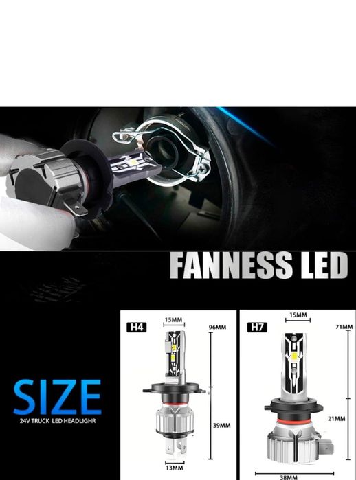 Kit de conversão para luzes LED H7