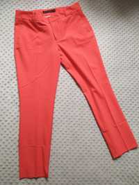 Czerwone spodnie damskie Zara women S chinosy