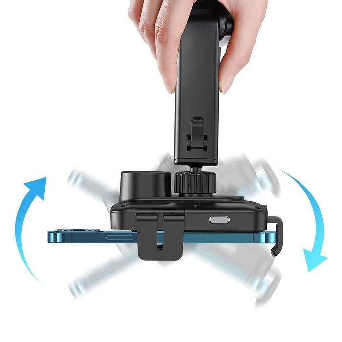 Uchwyt Samochodowy Z Ładowarką Bezprzewodową Jr-Zs219 15W Black