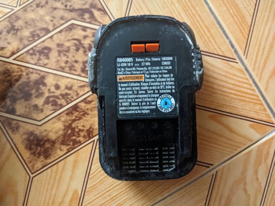 Хорошая дрель-шуруповерт Ridgid R86008 18V аккумулятор