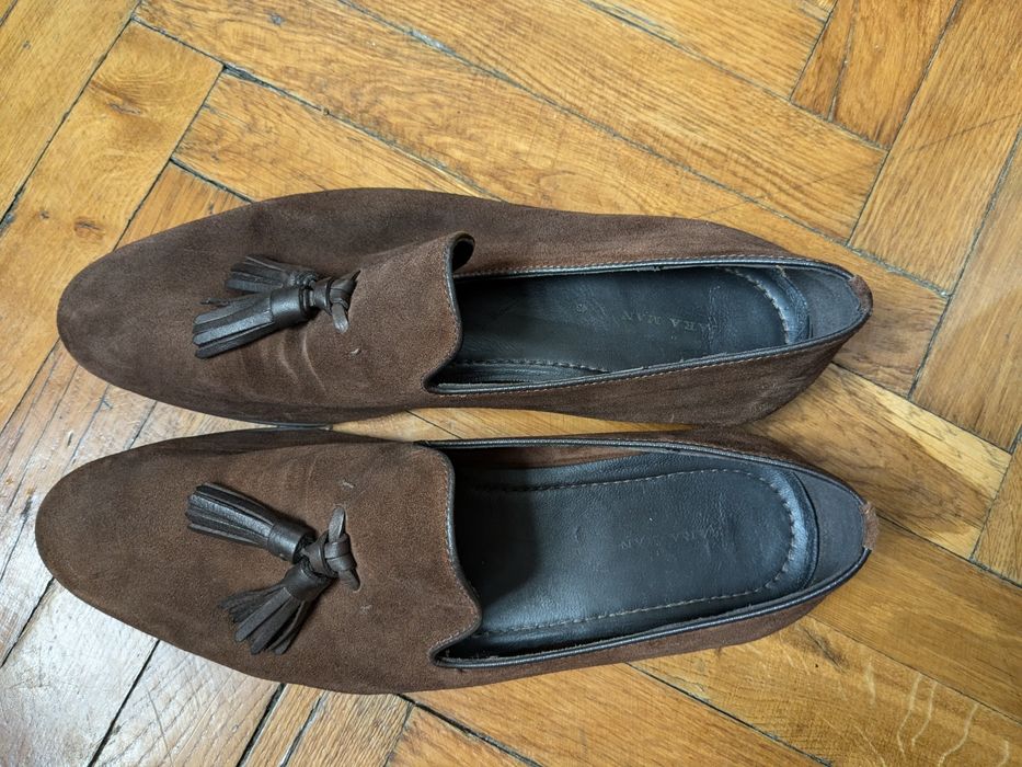 Лофери Zara замшеві чоловічі, 43 р.