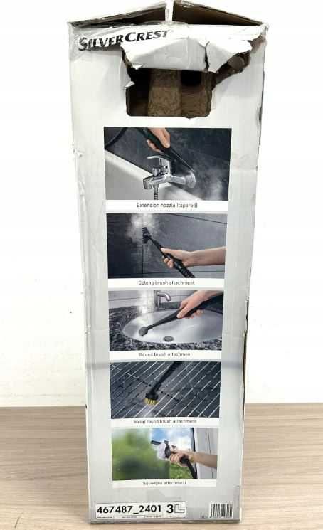 JAK NOWY odkurzacz parowy SILVERCREST mop 3w1 bezworkowy