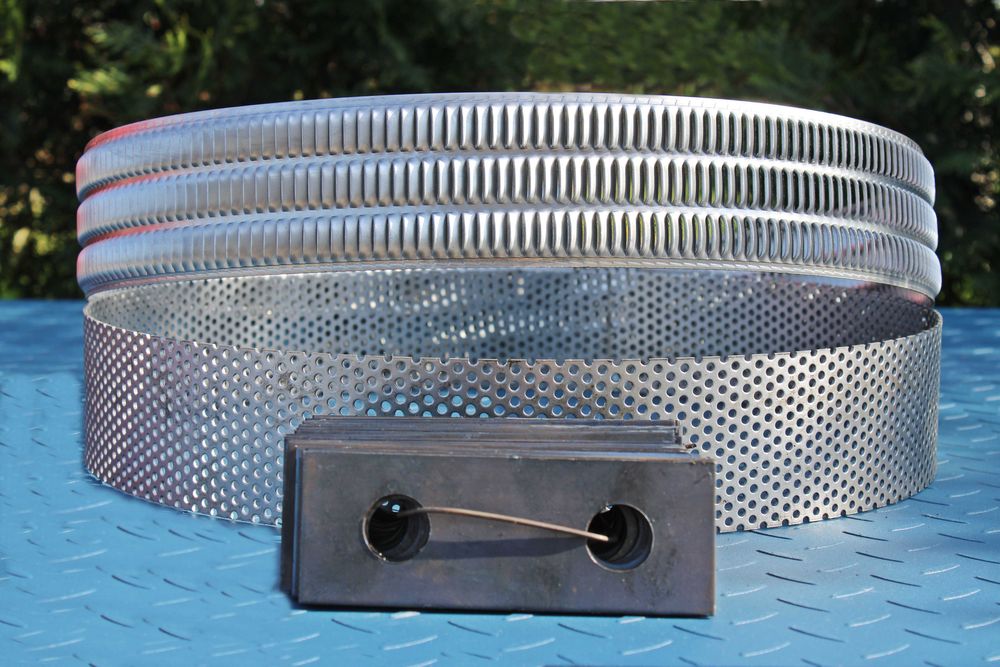 SITO 170x8cm Sita oczkowe 1700x80mm siatki sita do śrutownika Dozamech