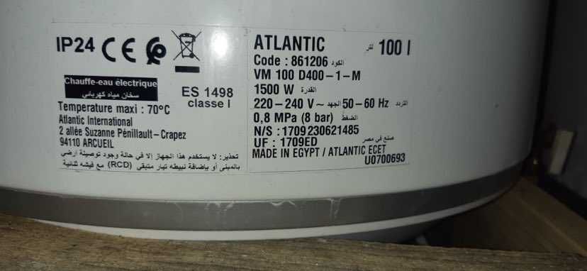 Boiler atlantic 100l