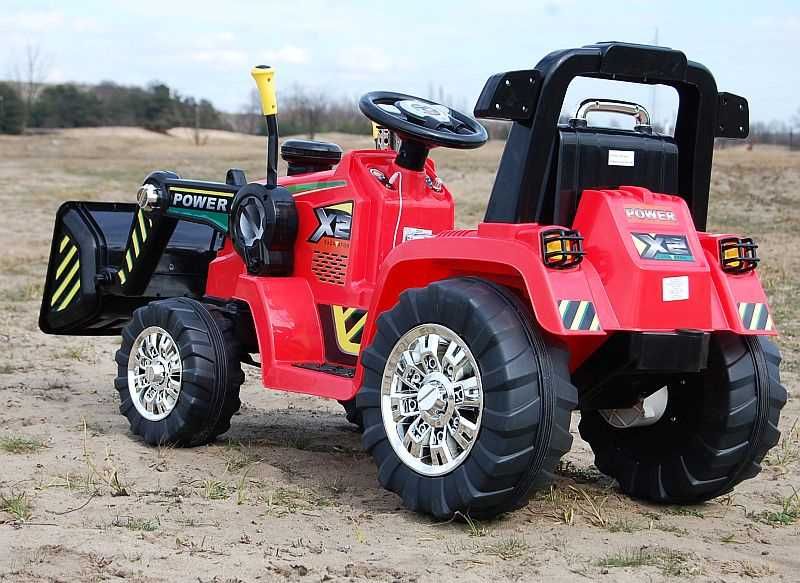 Autko na akumulator TRAKTOR Z ŁYŻKĄ KOPARKA auto traktorek jeździk