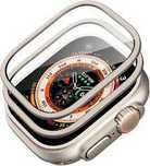 Szkło hartowane z ramą aluminiową do Apple Watch Ultra 1/2/3