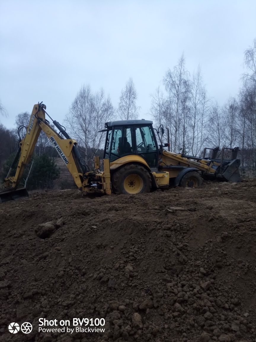 koparka Usługi koparko ładowarka wyburzenia Transport