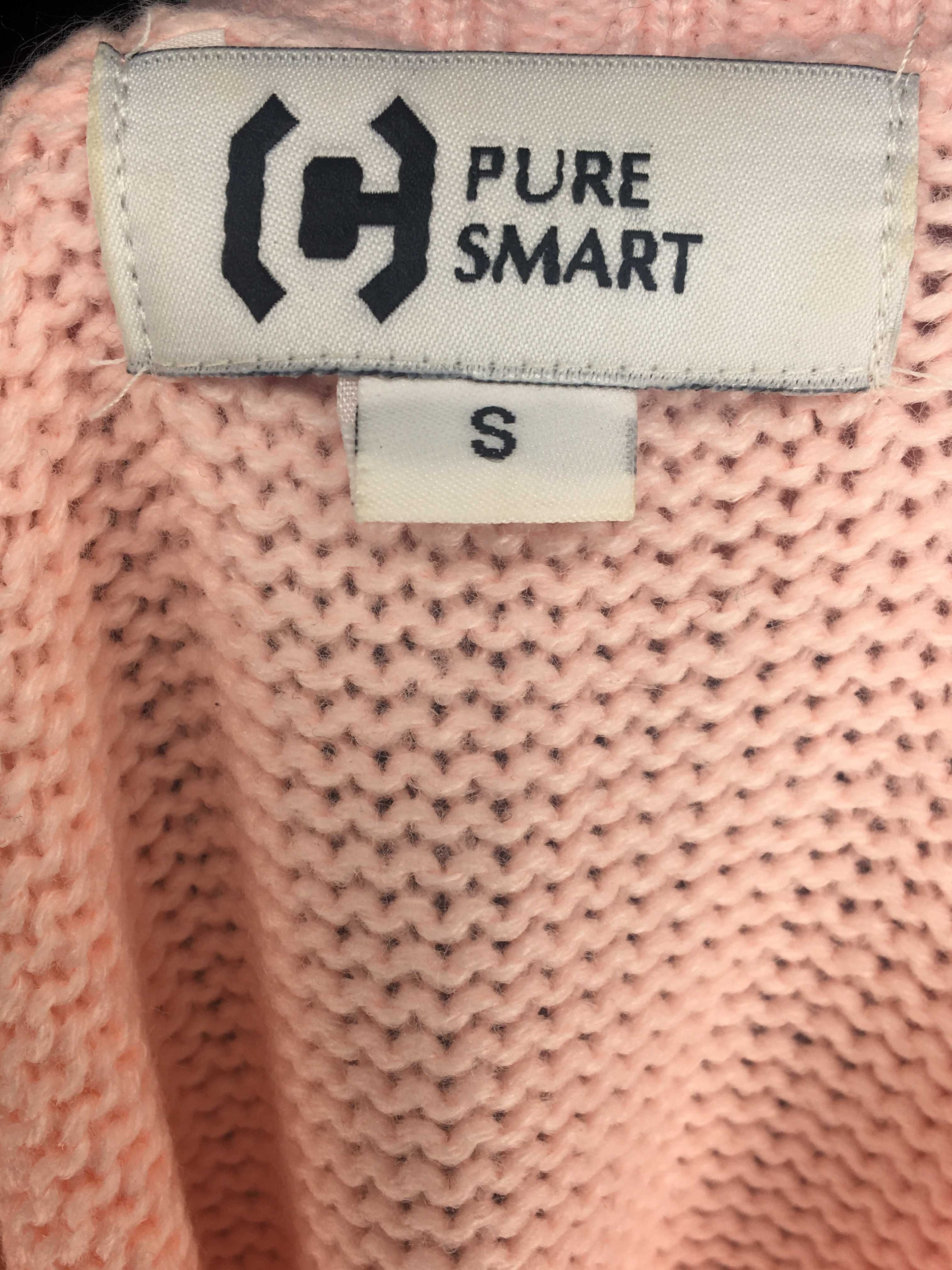 sweter neonowy różowy rozm S