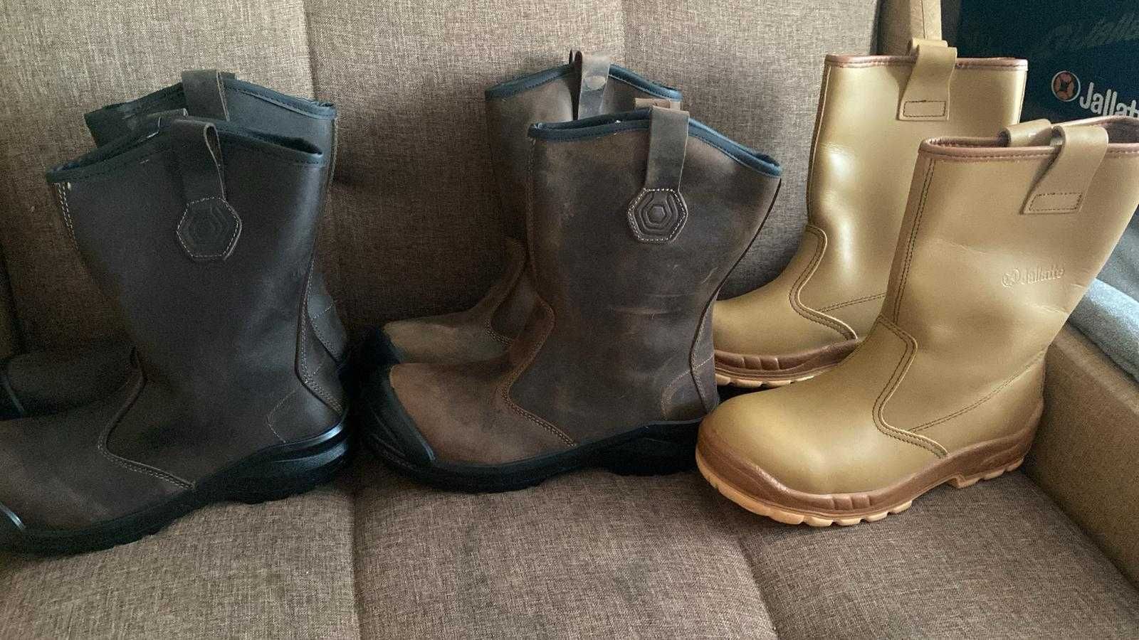 Buty robocze wysokie Base, bezpieczne - S3, CI, SRC!