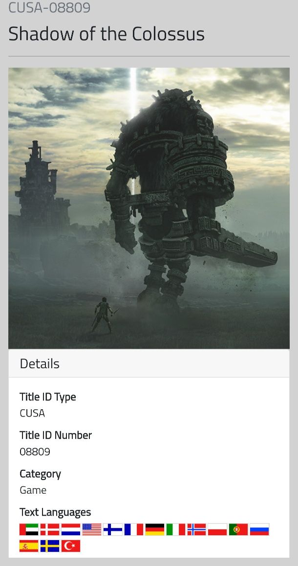Shadow Of The Colossus PL na PS4 i PS5 po polsku Gra w BDB stanie