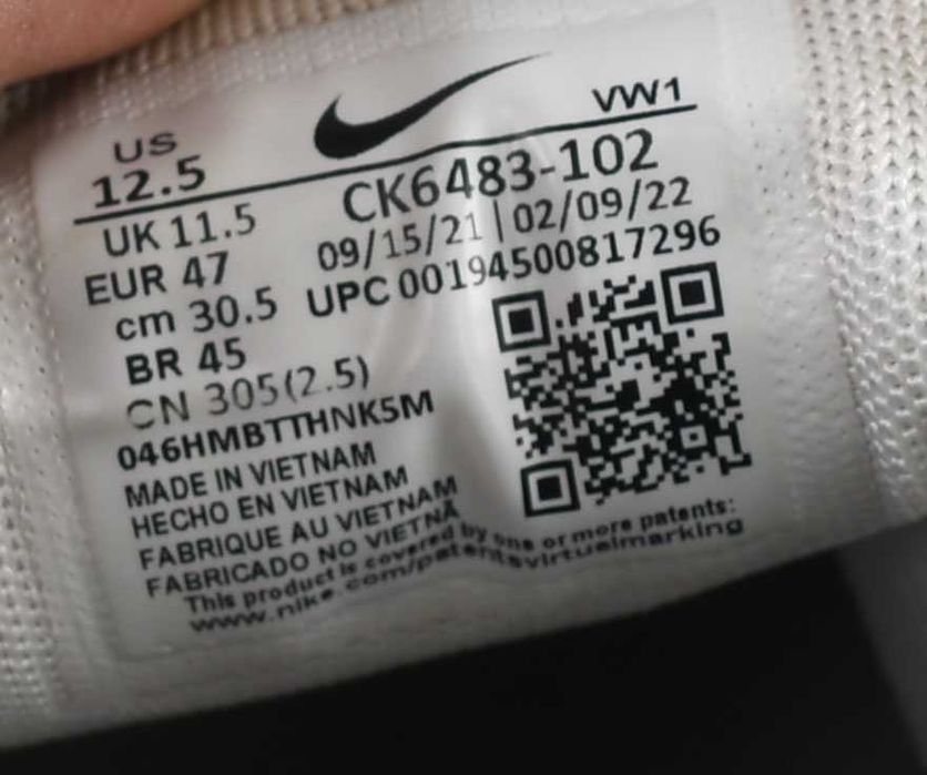 Używane Buty golfowe Nike Air Max 270 G Pure Platinum ck6483 roz. 47