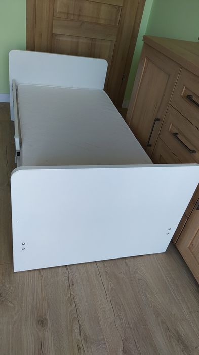 Łóżeczko dziecięce białe IKEA z materacem 140x70 Hevea Baby Max