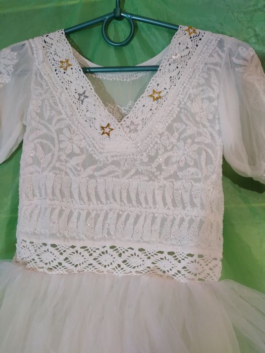 Новое детское платье длиной 80 см