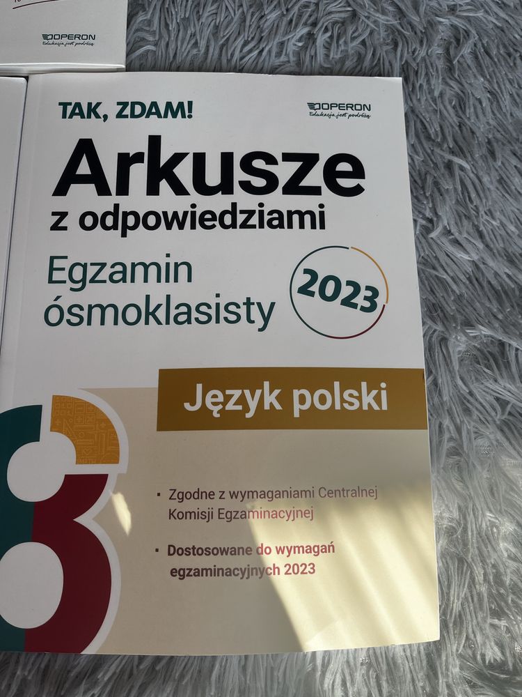 Arkusze z odpowiedziami Egzamin ósmoklasisty