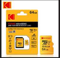 Карта пам'яті Kodak microSDXC 64Gb A1 10 class V30 U3