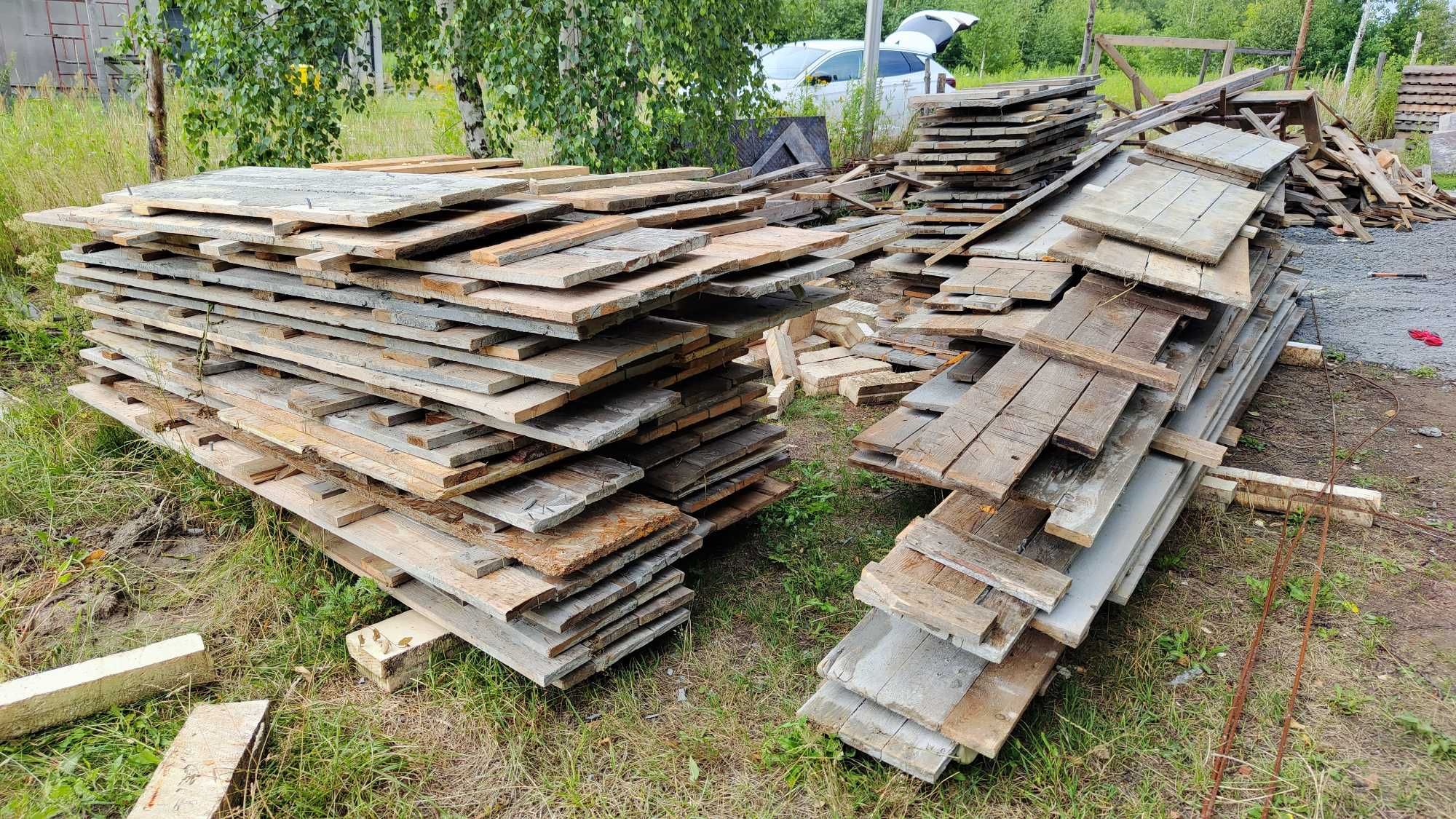 Deski szalunkowe, blaty na wieniec, słupy