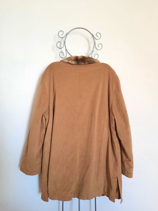 Parka com gola pêlo sintético