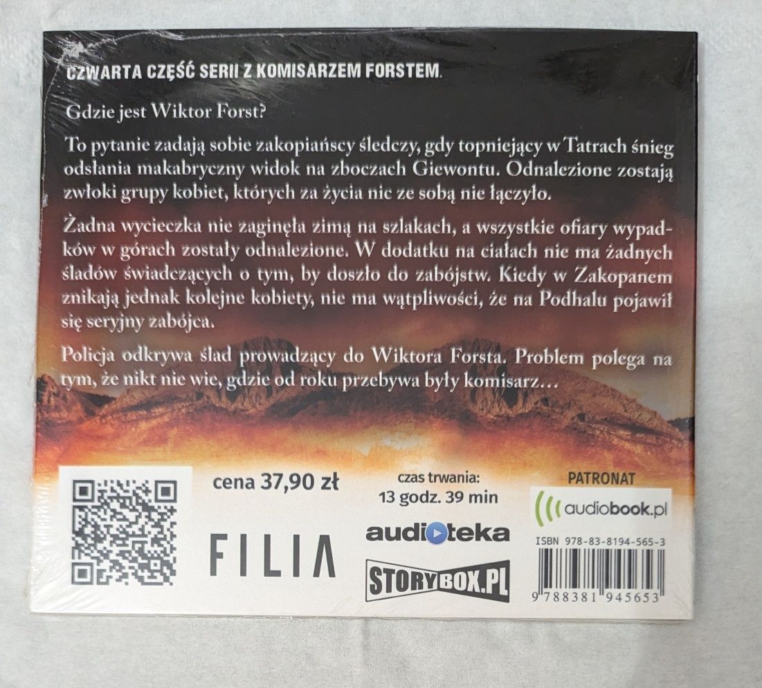 Nowy audiobook CD Deniwelacja Remigiusz Mróz czyta Gosztyła Audioteka