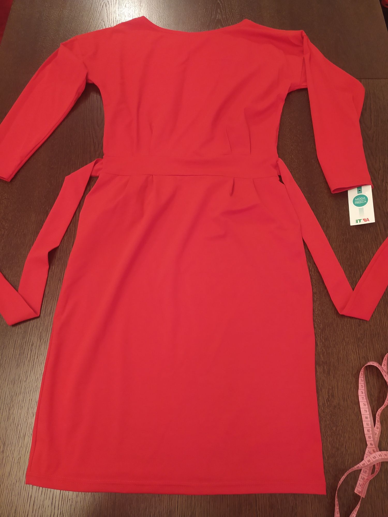 Sukienka suknia czerwona L/ XL wieczorowa