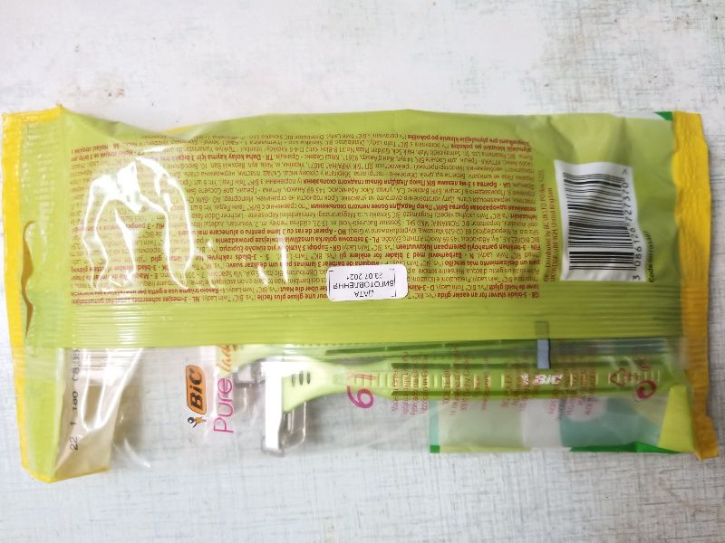 Станок бритвенный бритва Bic Pure lady 3 лезвия 6 штук