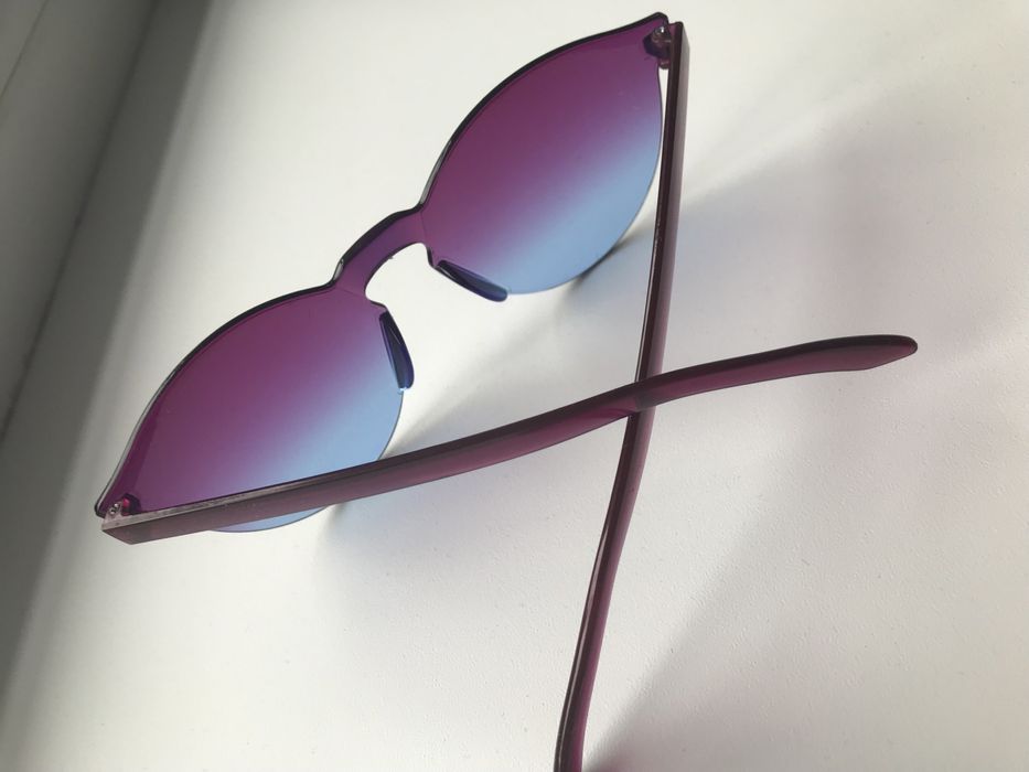 Очки омбре фиол/голубой