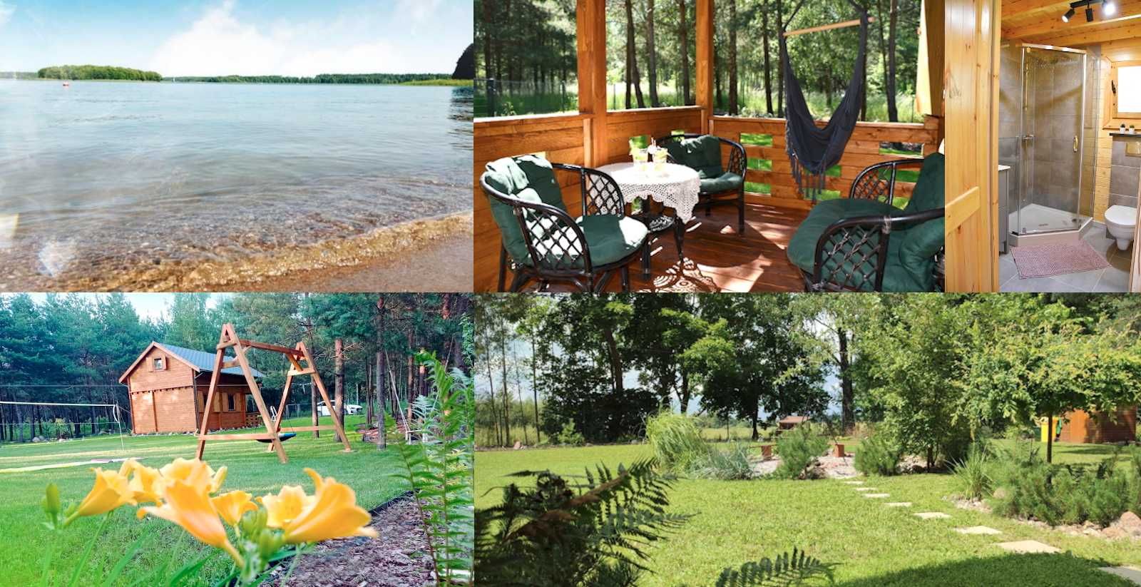 Działka z udziałem w plaży z domkiem letniskowym Mazury Uzbrojona