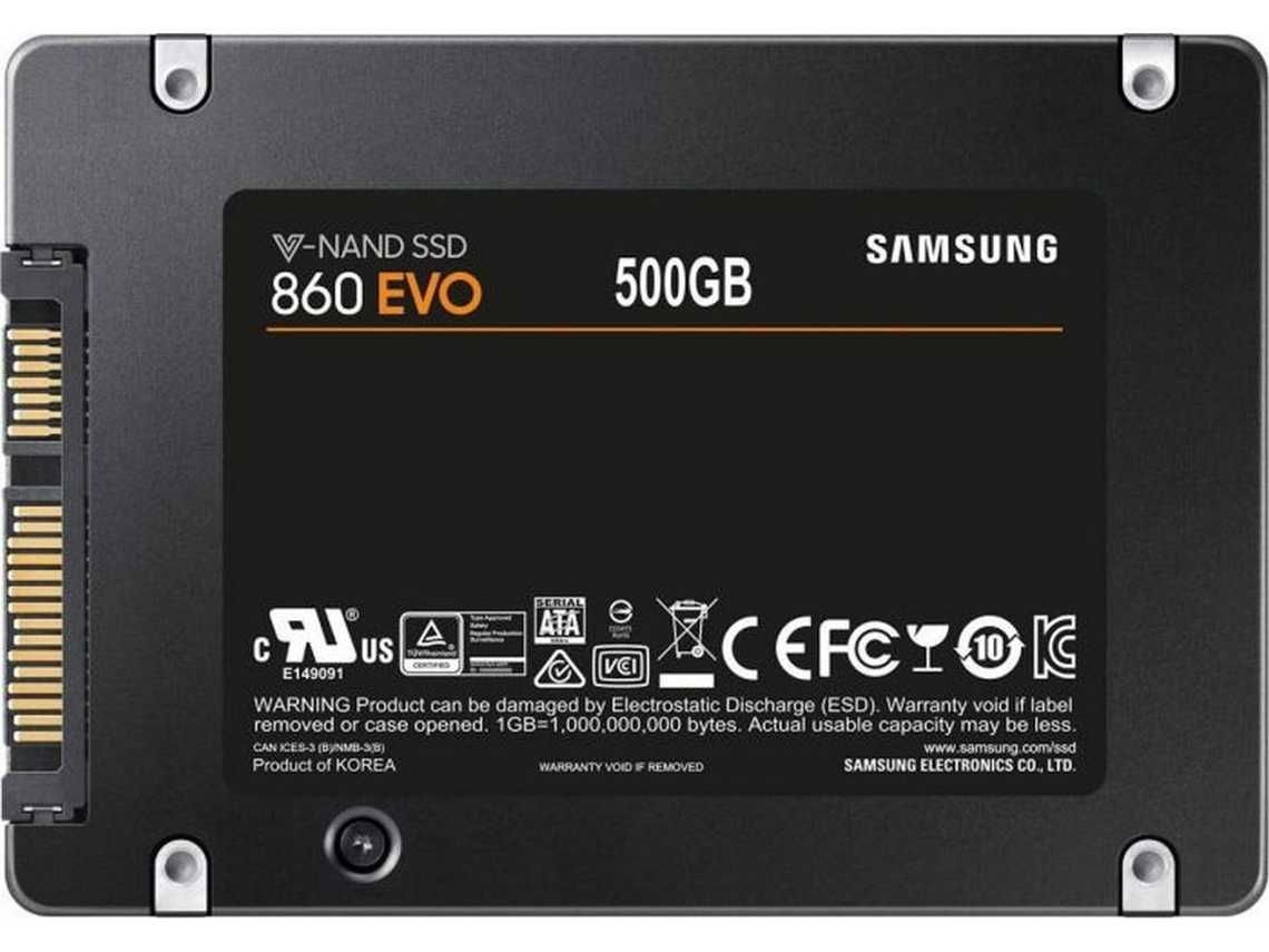 Disco SSD Interno SAMSUNG 500Gb 860 EVO Basic