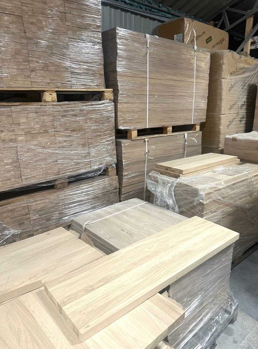 Podstopnie dębowe, półki 20x200 mm Rożne długości