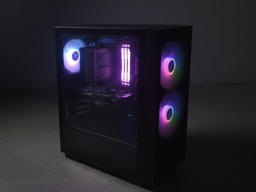 Komputer gamingowy: R5 5500, RTX5060, 32GB RAM, 1TB