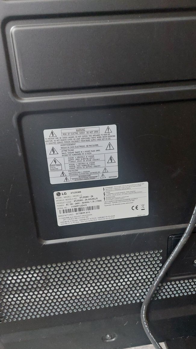 Tv LG 47le5300 bardzo dobrym stanie
