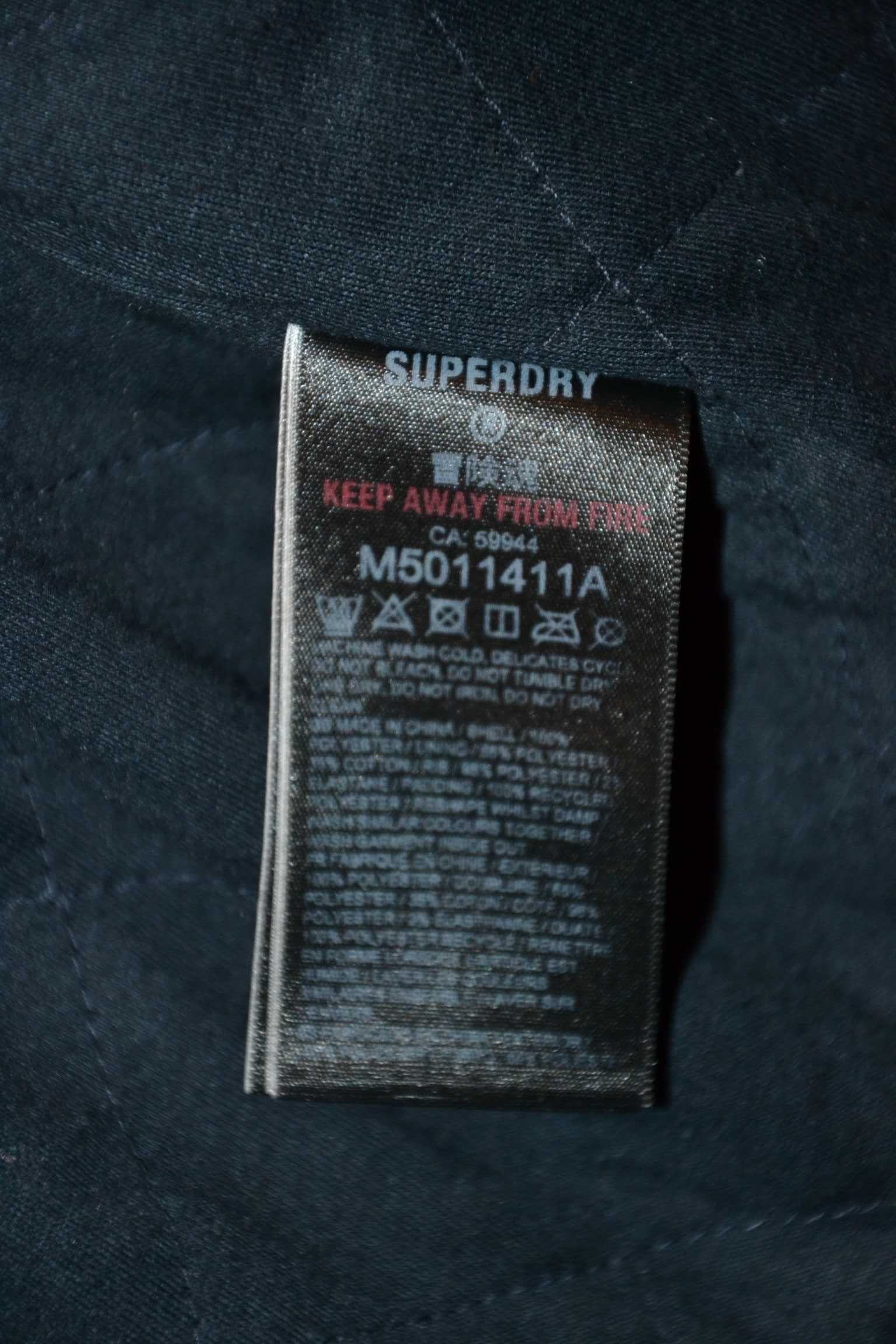 SUPERDRY Mountain Windcheater Kurtka Unisex Kaptur S Oryginalna 100%