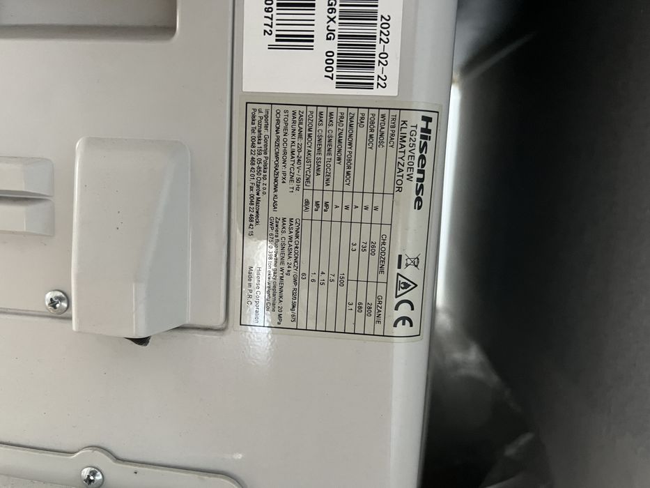 Klimatyacja klima Nowa oszczedna cieplo zimno wifi klima