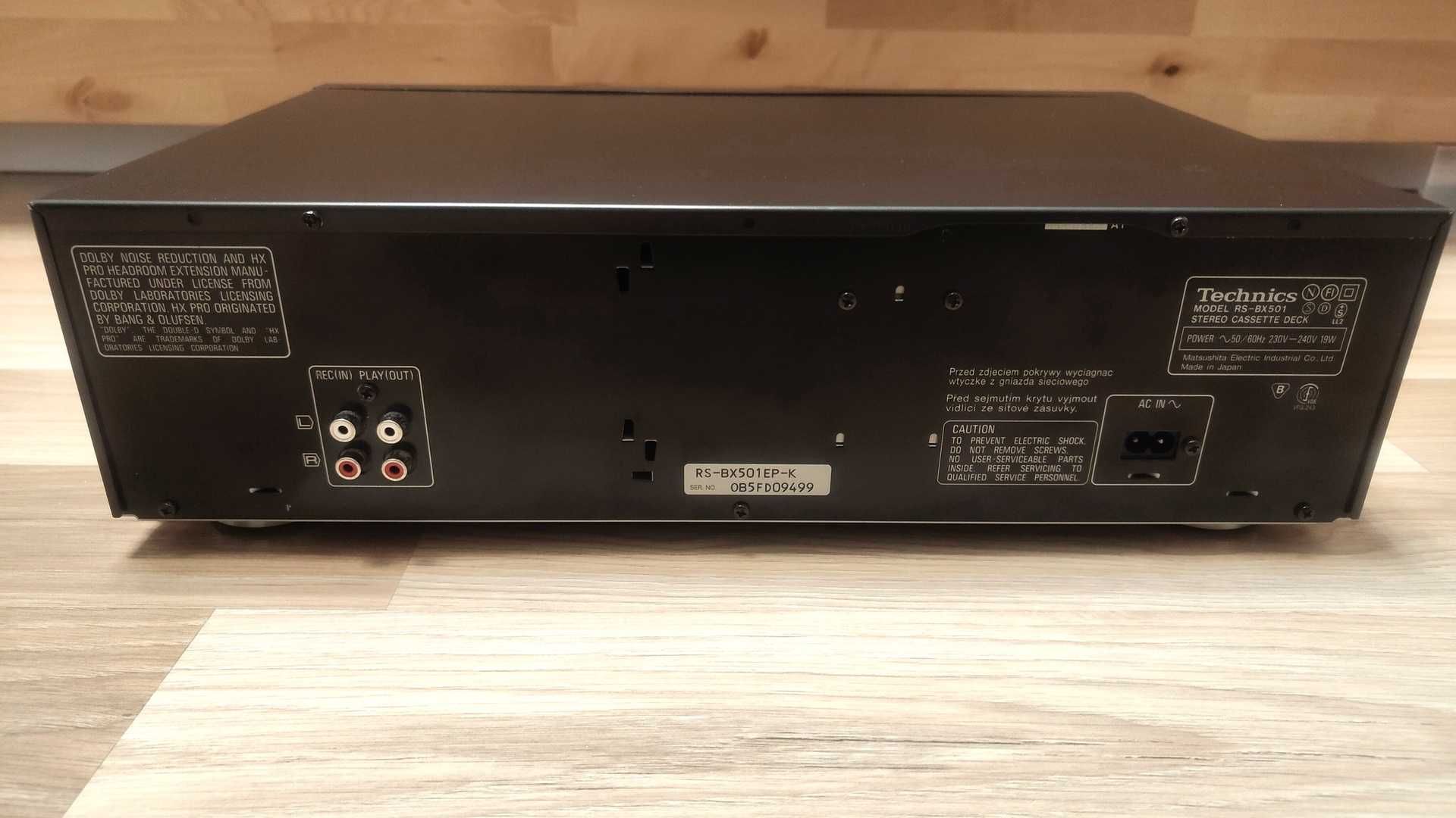 Magnetofon Technics RS-BX 501