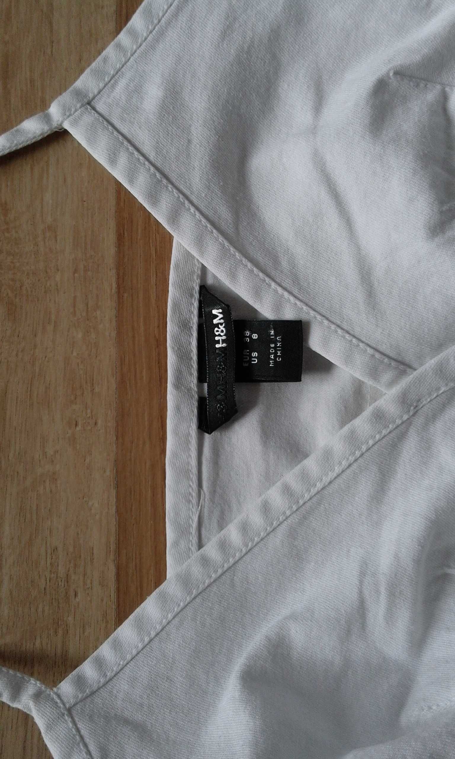 Biały top firmowy  H&M , rozmiar 38