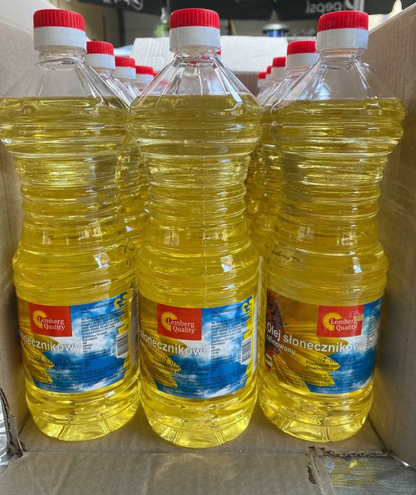 olej słonecznikowy rafinowany 1 litr