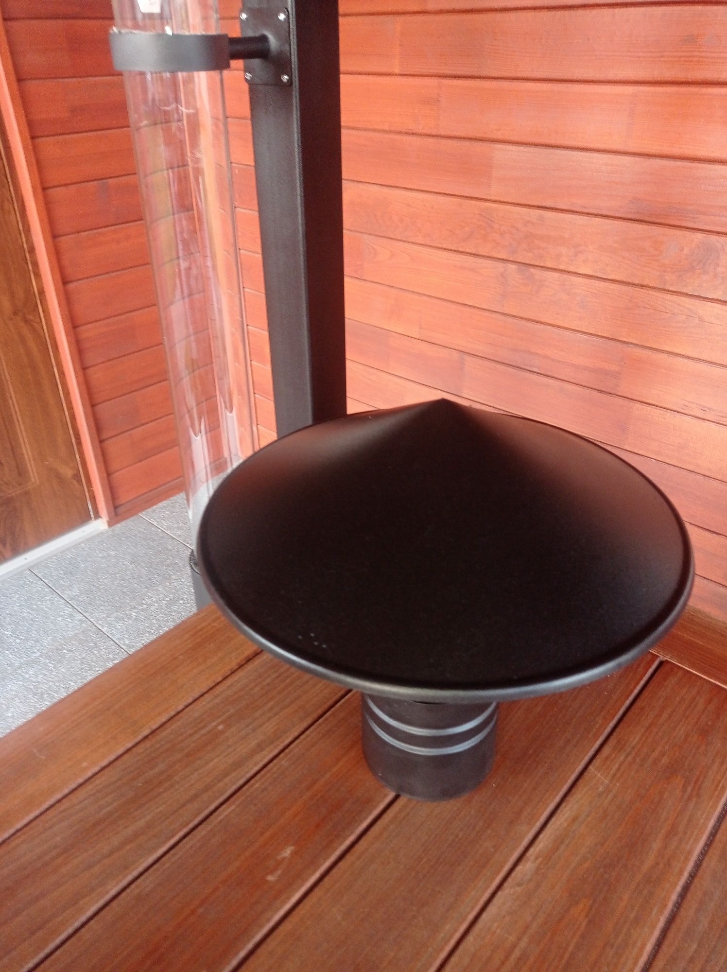 Parasol ogrzewacz ogrodowy na pellet XL