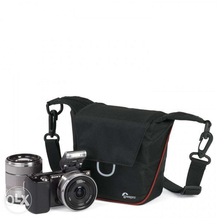 NOVO! LOWEPRO Courier 80-Bolsa Máquina Fotográfica 2 em 1! (Sony Nex)