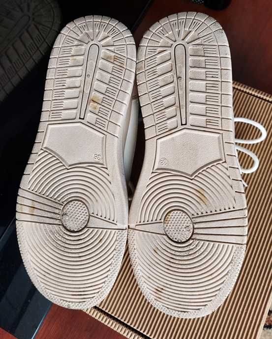 Sneakersy Sinsay różowe beżowe białe 38
