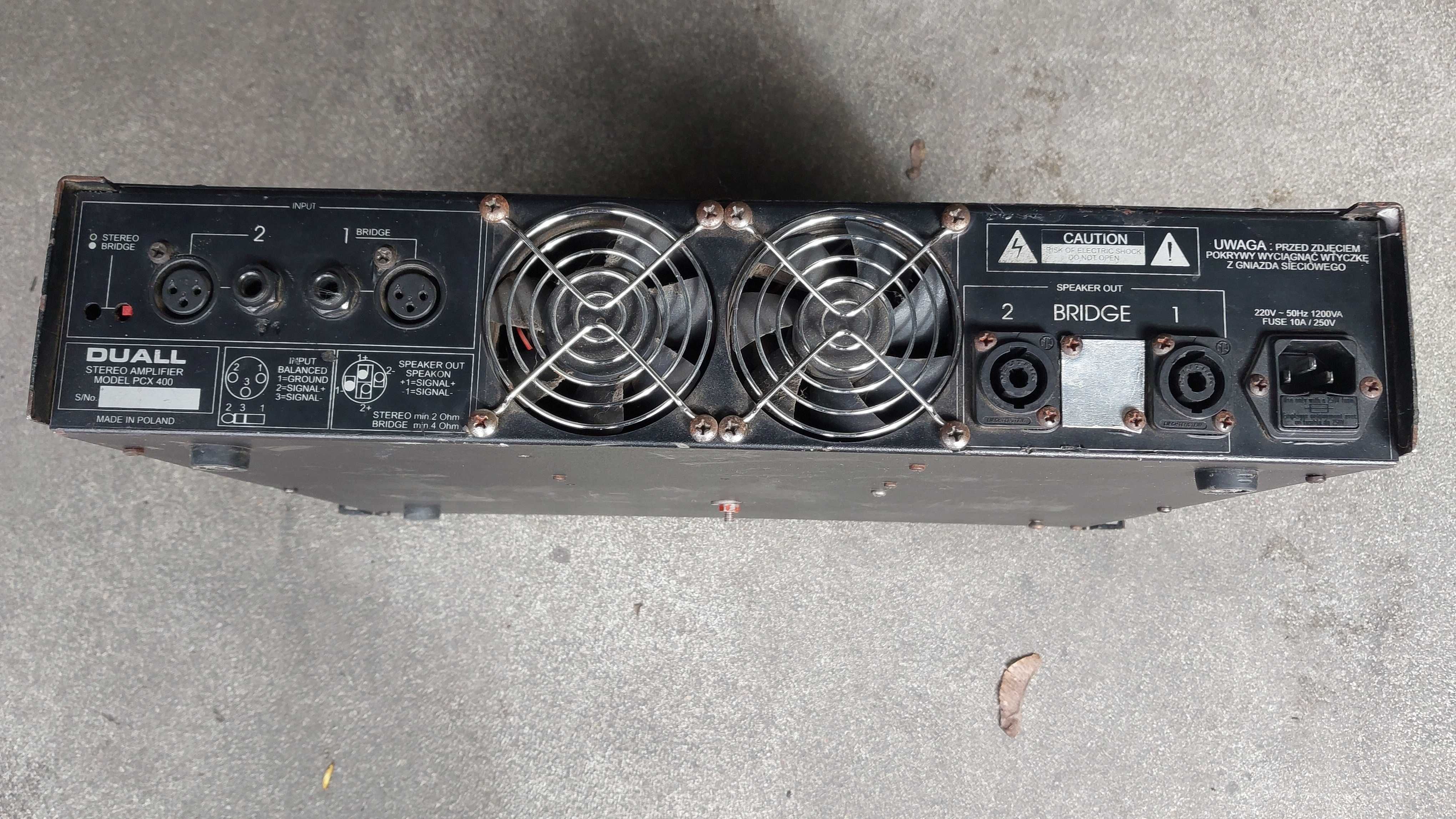 wzmacniacz DUALL PCX400 2 x 400 WAT / 4 Ohm