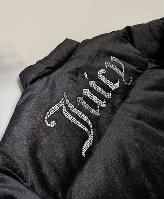Велюрова куртка Juicy Couture нова, оригінал, чорна XS з бірками