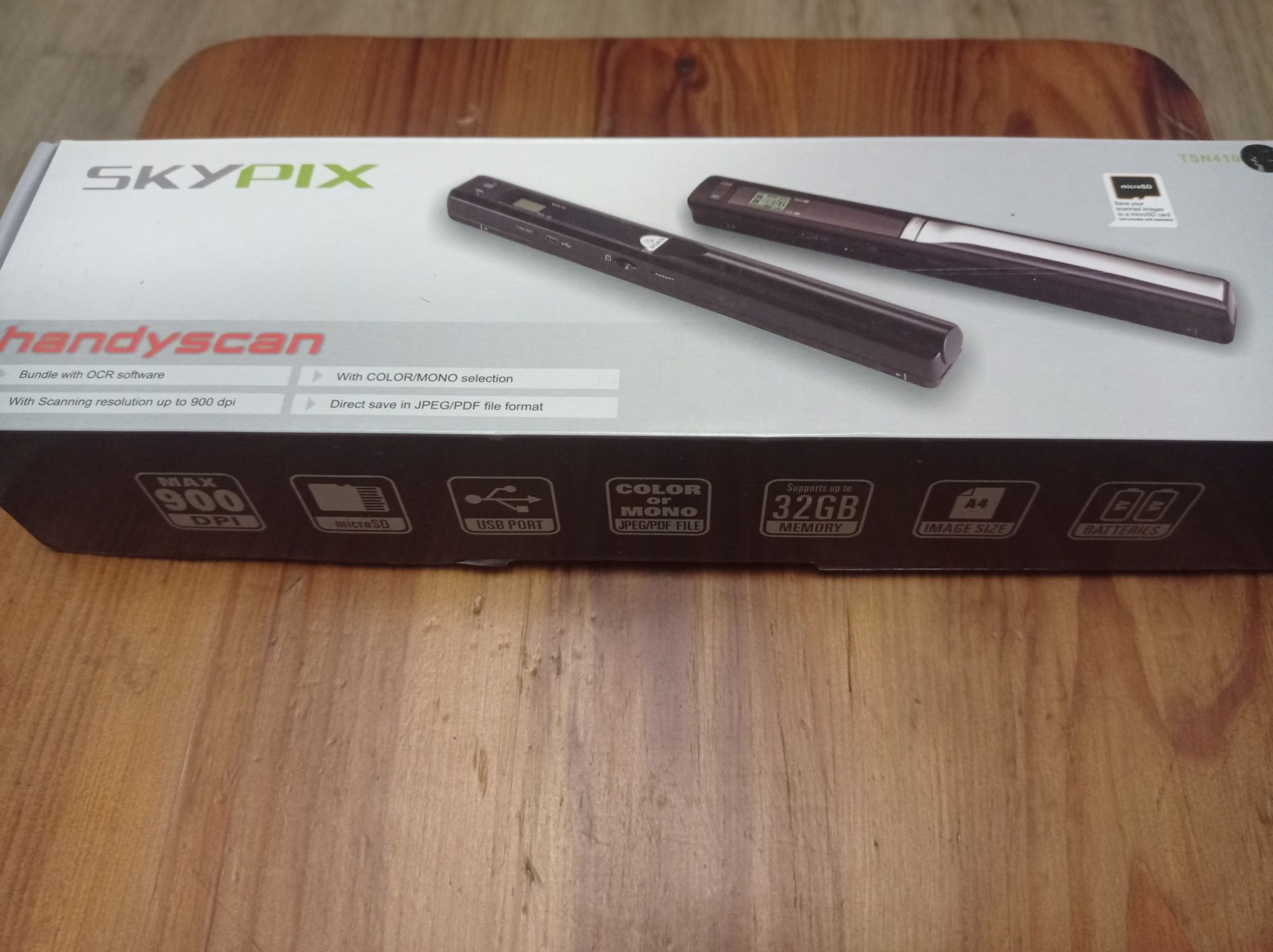 сканер Skypix Handyscan Bundle.
Вот информация о продукте:
Название пр