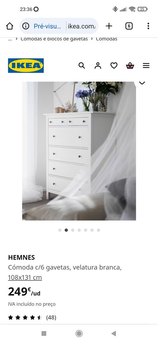 Cómoda Hemnes ikea