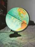 Lampa globus vintage dania made in Denmark scan-globe
