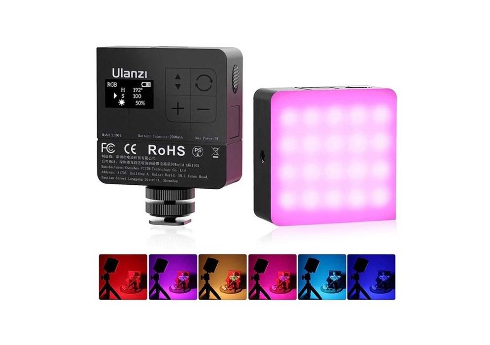 Ulanzi VL49 RGB Pro накамерне світло 60 LED з ефектами та RGB