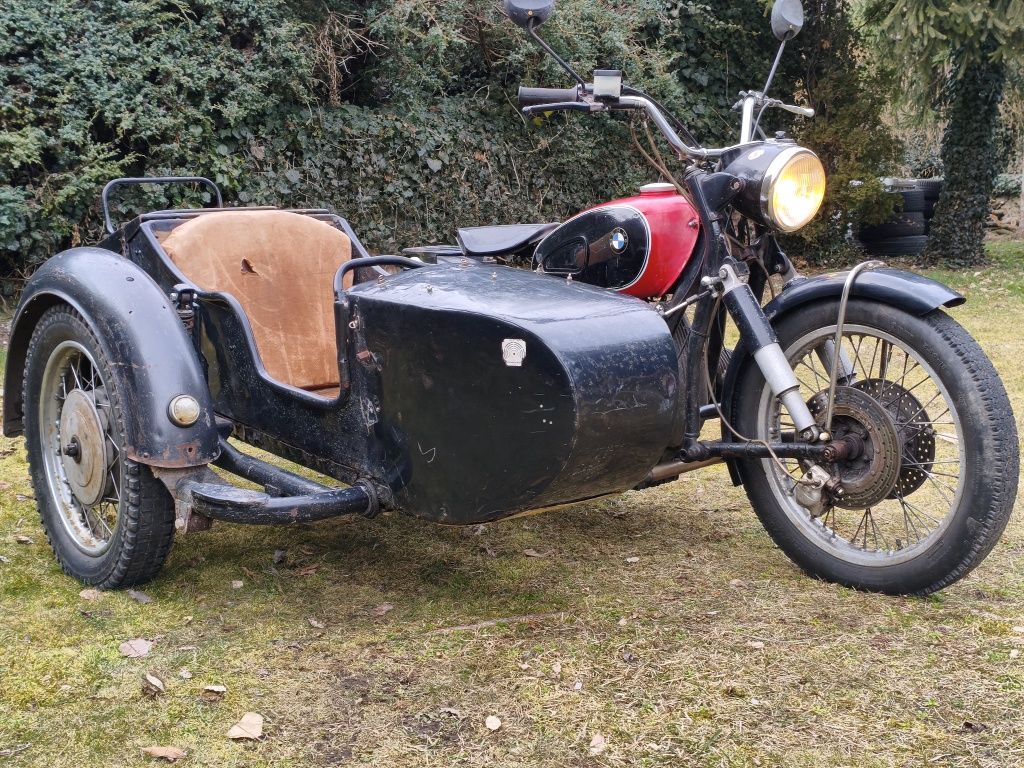 BMW r60/2 z wózkiem kosz nie r50 r60 r50/2 ural dniepr k750 r80 r100