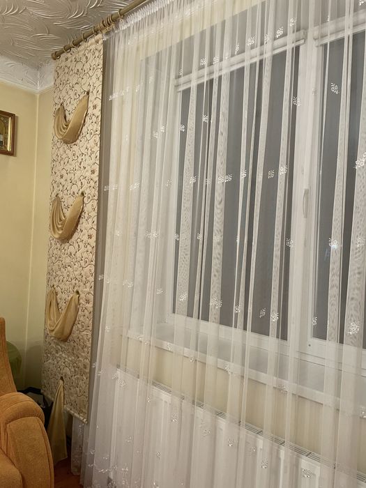 Штори , тюль , карніз